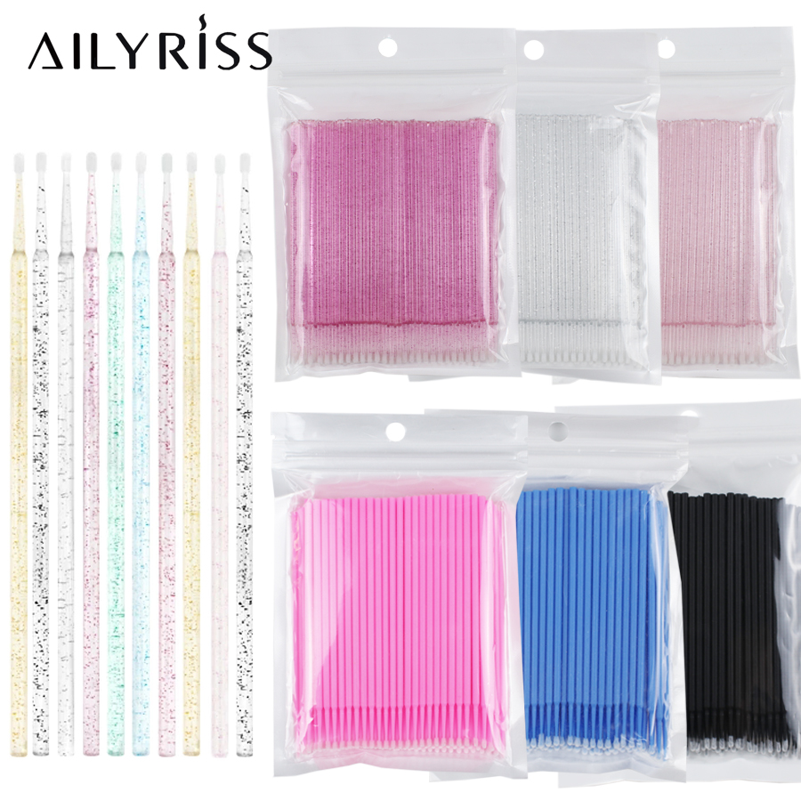 Eyelash Extension Vendor - 500pcs/lot Disposable Applicator Micro Brushes for