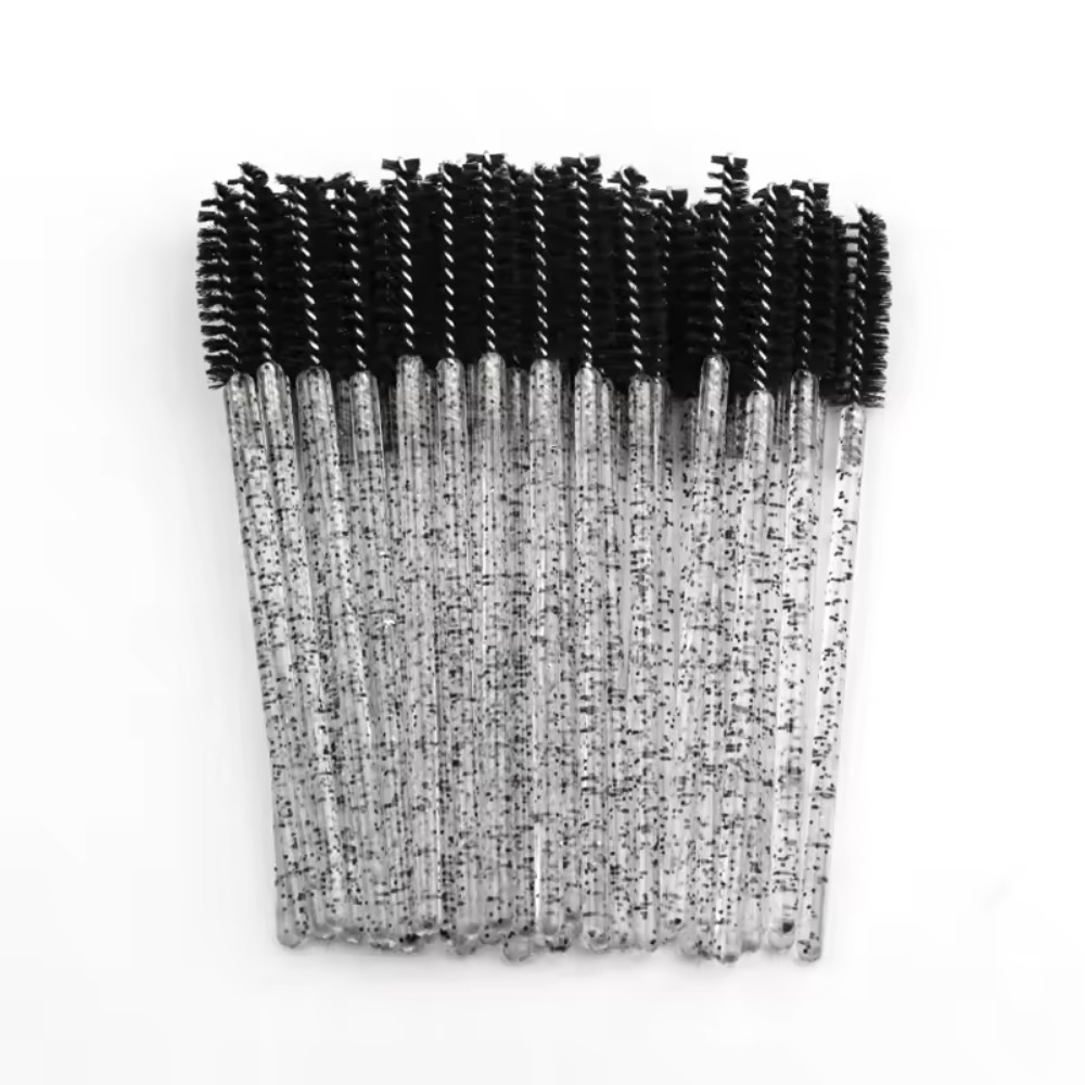 Eyelash Extension Vendor - 50-100PCS Crystal Eyelash Brush Combs Professional