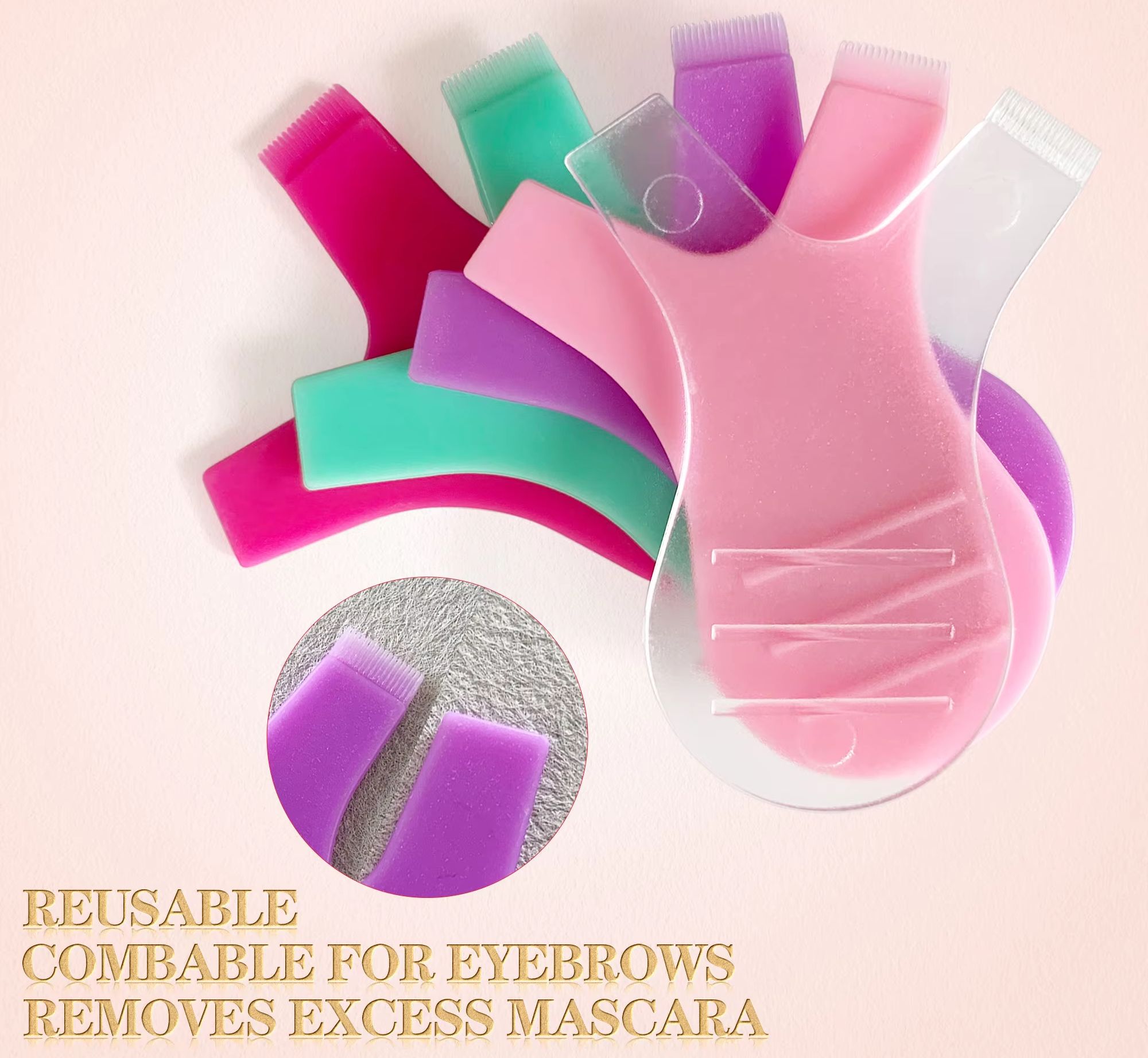 50pcs Makeup Eyelash Brushes R - Eyelash Extension Cleaning review and price