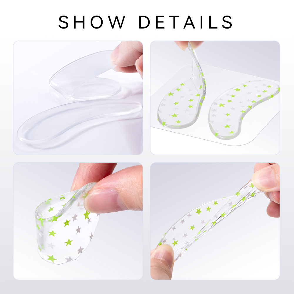 DAMMAN 1/5 Pair Silicone Eye P - Eyelash Extension Vendor review and price