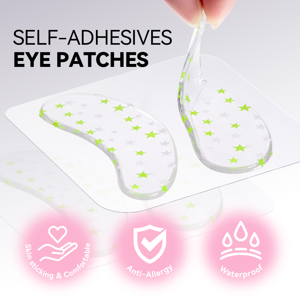 DAMMAN 1/5 Pair Silicone Eye P - Eyelash Extension Vendor review and price