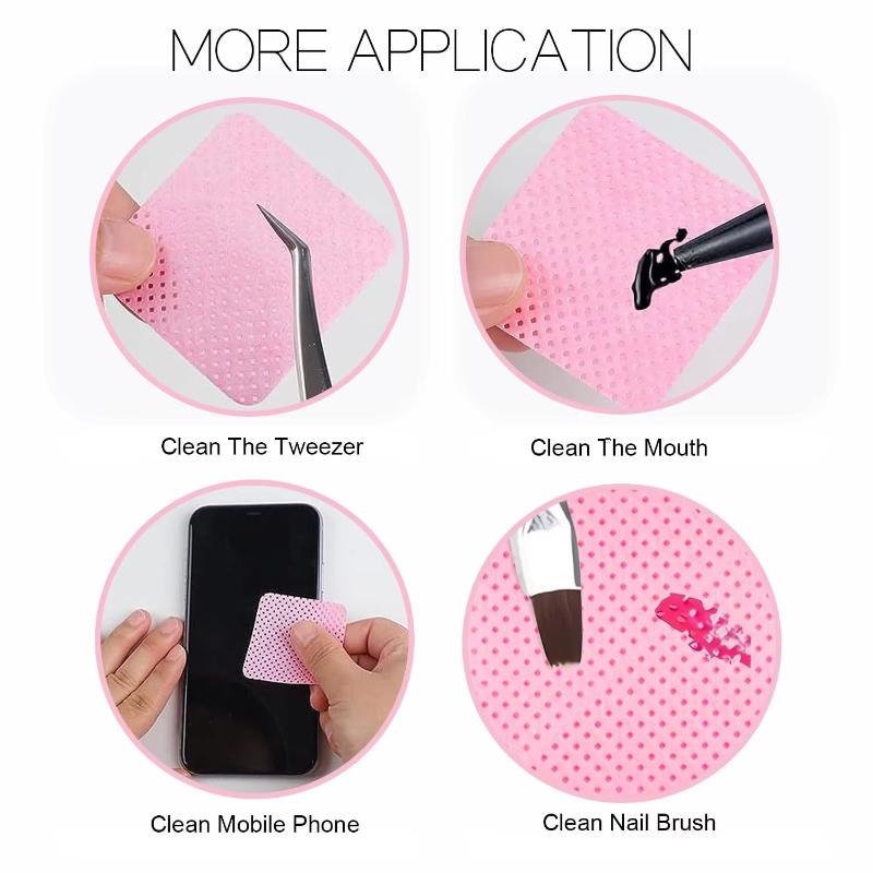 200Pcs Lint‑Free Nail Wipes Ey - Eyelash Extension Glue Remover review and price