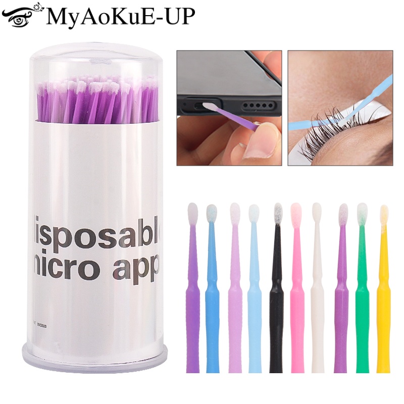 100pcs Disposable Eyelash Brus - Eyelash Extension Vendor review and price