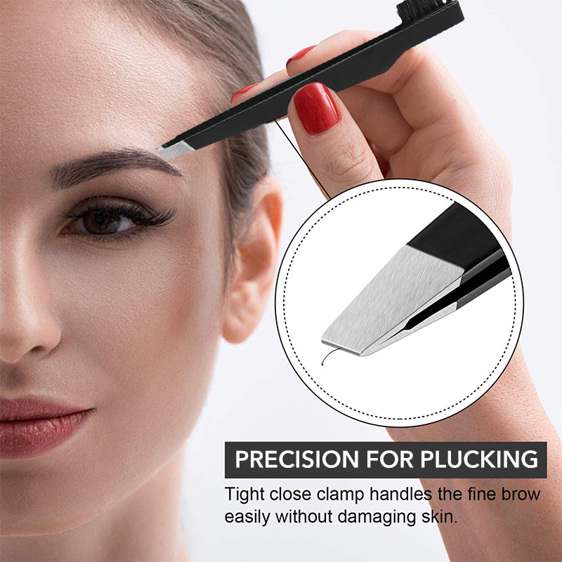 1PC Stainless Steel Eyebrow Tw - Eyelash Extension For No Eyelid review and price