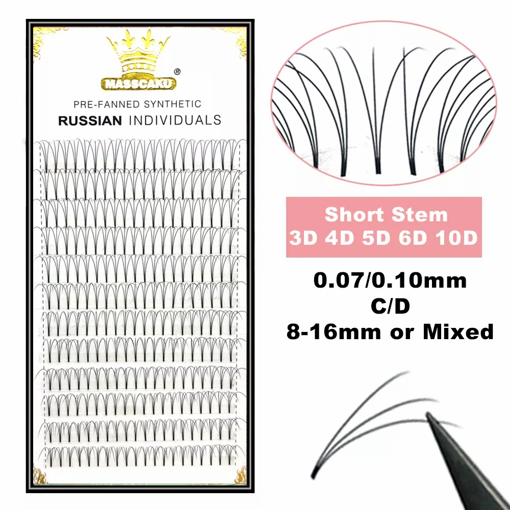 MASSCAKU Lashes Premade Wide F - Eyelash Extension Or Extensions review and price
