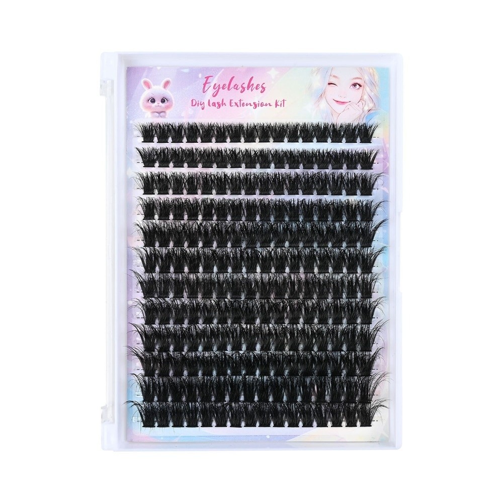 Natural Look False Eyelashes B - Eyelash Extension Wispy Look review and price