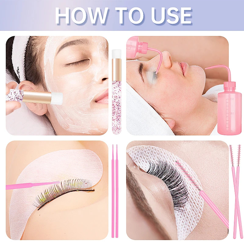 153pcs/Set Eyelash Extension S - Eyelash Extension Cleaning review and price