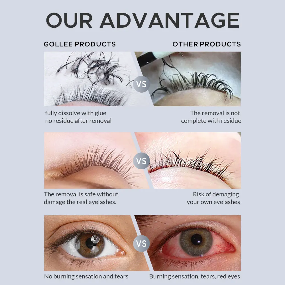 Gollee 5/10 PCS Professional E - Lash Removal Cream review and price