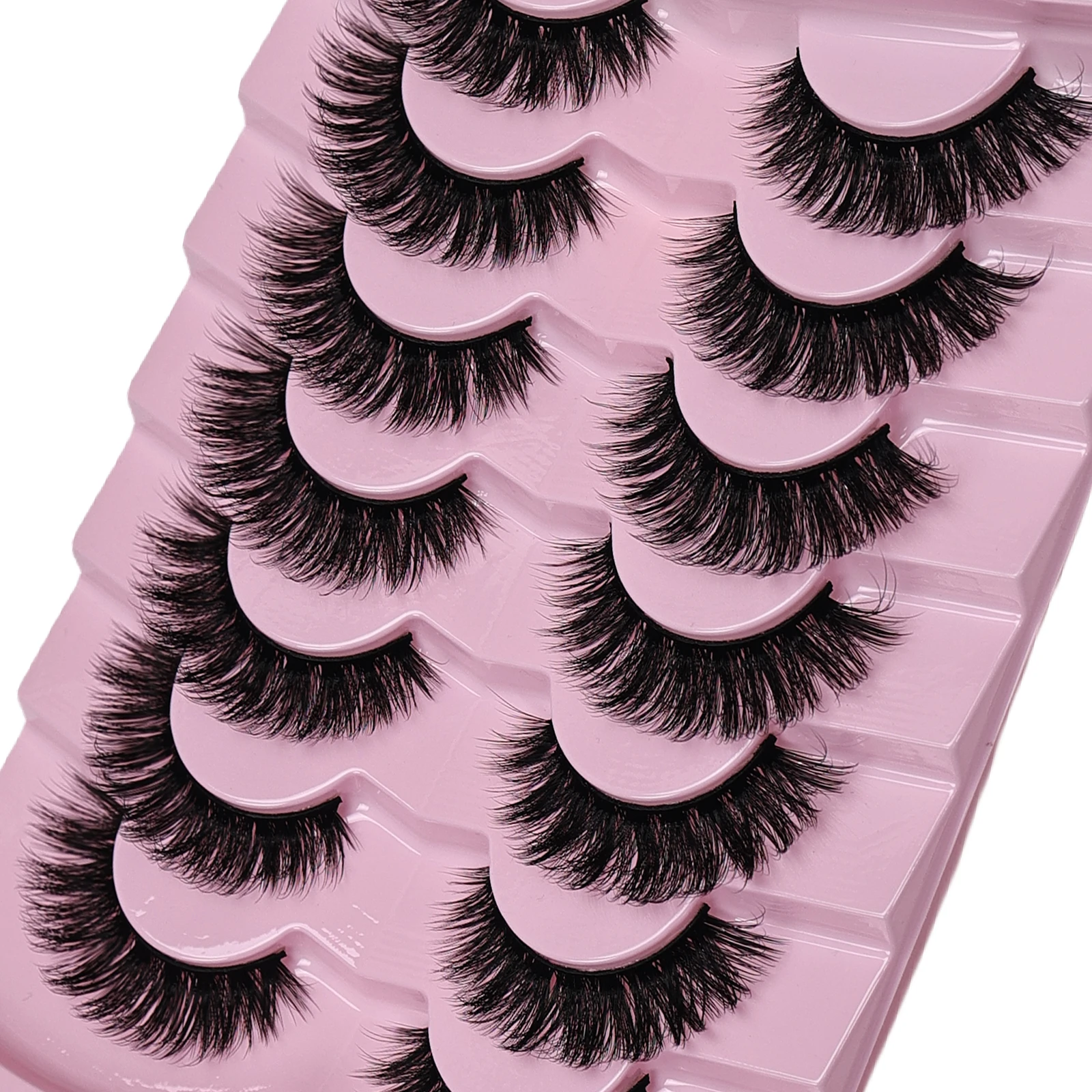 7 Pairs Cat Eye Lashes Volume  - Eyelash Extension Wispy Look review and price