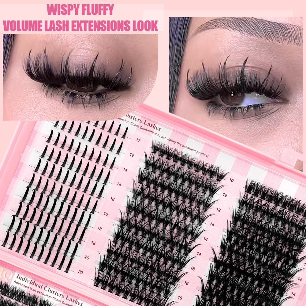 9-16mm Length False Eyelashes  - Eyelash Extension Wispy Look review and price