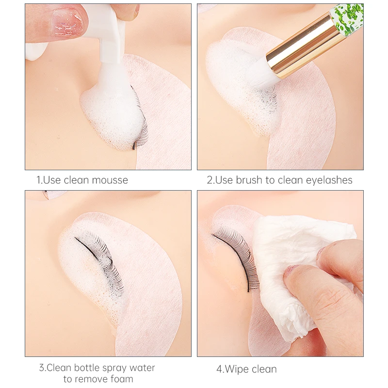 Lashes Shampoo Brush Eyelash E - Eyelash Extension Cleaning review and price
