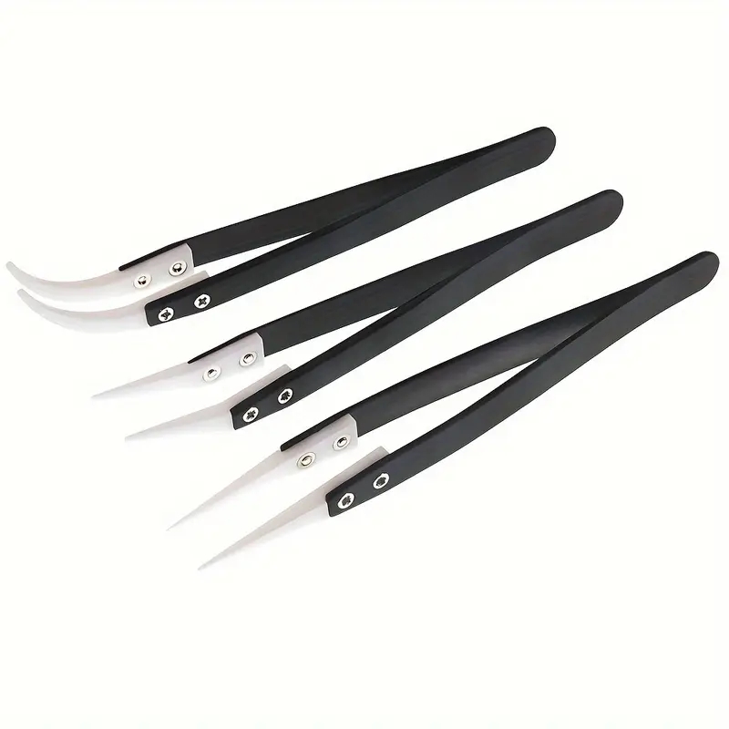 Ceramic Antistatic Tweezers, I - Isolation Tweezer Curved review and price
